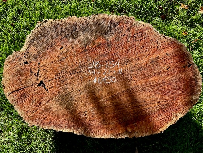 Jarrah Burl Current Inventory
